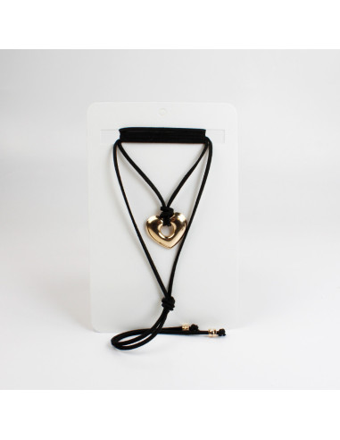 Collar Corbatero de Gamuza | Infinita Moda
