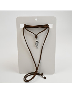 Collar Corbatero de Gamuza | Infinita Moda