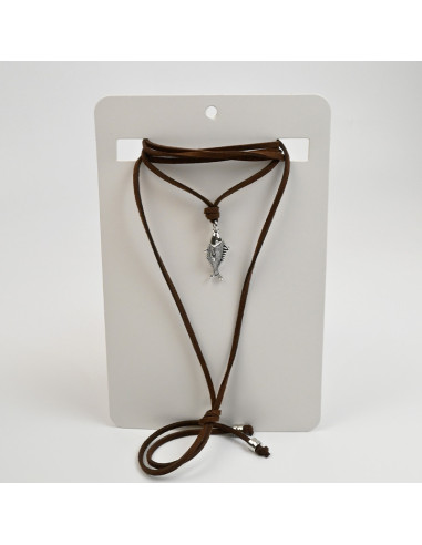 Collar Corbatero de Gamuza | Infinita Moda