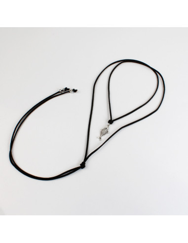 Collar Corbatero de Gamuza | Infinita Moda