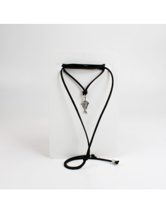Collar Corbatero de Gamuza | Infinita Moda