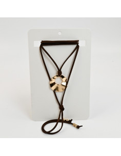 Collar Corbatero de Gamuza | Infinita Moda