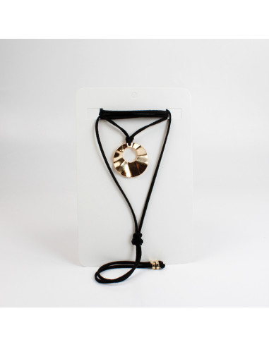 Collar Corbatero de Gamuza | Infinita Moda
