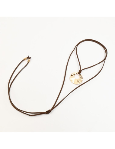 Collar Corbatero de Gamuza | Infinita Moda