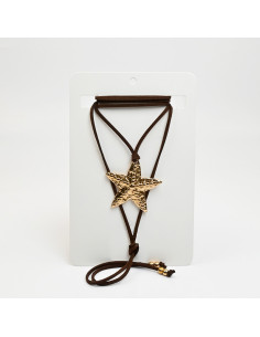 Collar Corbatero de Gamuza | Infinita Moda