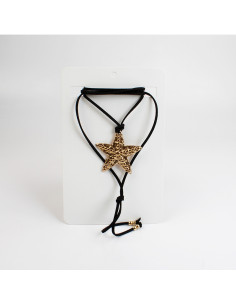 Collar Corbatero de Gamuza | Infinita Moda