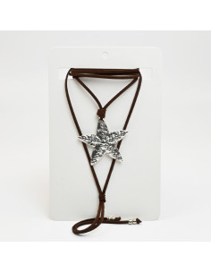 Collar Corbatero de Gamuza | Infinita Moda