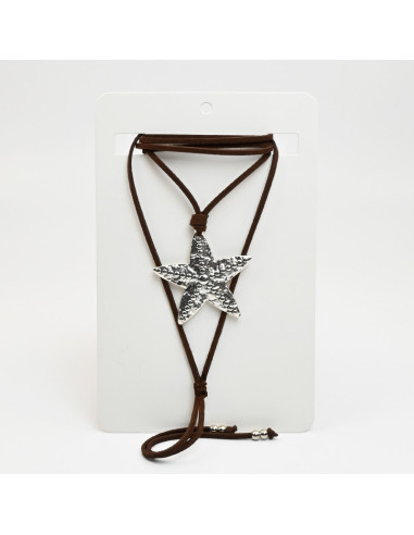 Collar Corbatero de Gamuza | Infinita Moda