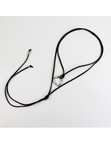 Collar Corbatero de Gamuza | Infinita Moda