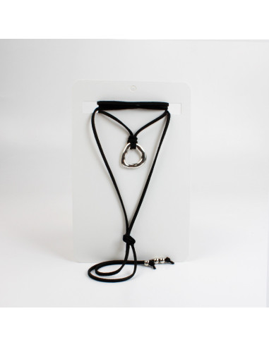 Collar Corbatero de Gamuza | Infinita Moda