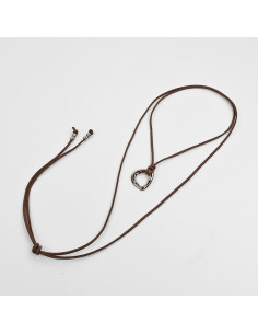 Collar Corbatero de Gamuza | Infinita Moda