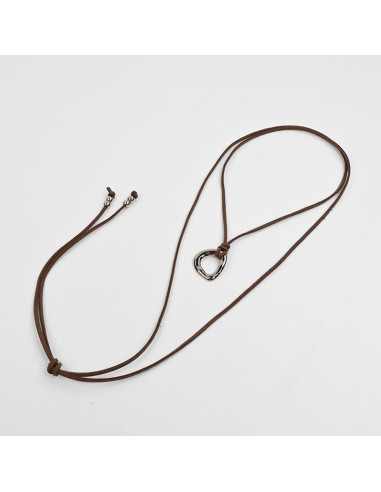 Collar Corbatero de Gamuza | Infinita Moda