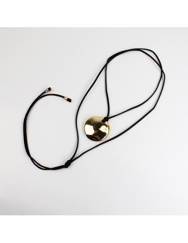 Collar Corbatero de Gamuza | Infinita Moda