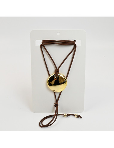 Collar Corbatero de Gamuza | Infinita Moda