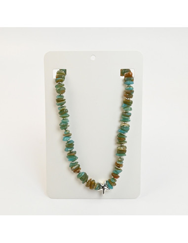 Collar de escallas con estrella de mar por mayor | Infinita Moda