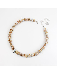 Collar de escallas con estrella de mar por mayor | Infinita Moda