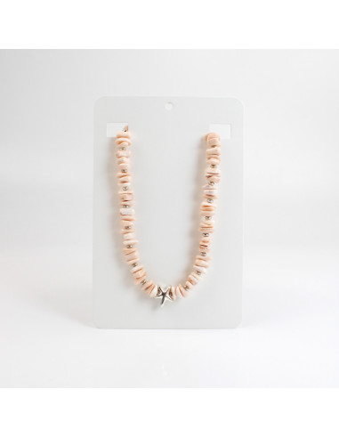 Collar de escallas con estrella de mar por mayor | Infinita Moda