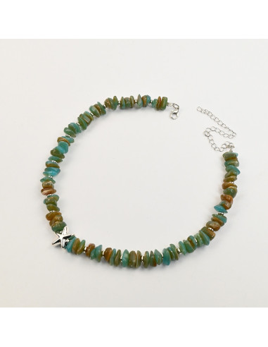 Collar de escallas con estrella de mar por mayor | Infinita Moda