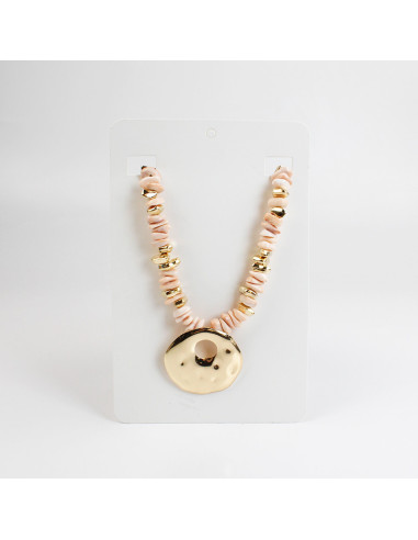 Collar de escallas combinado para venta mayorista | Infinita Moda