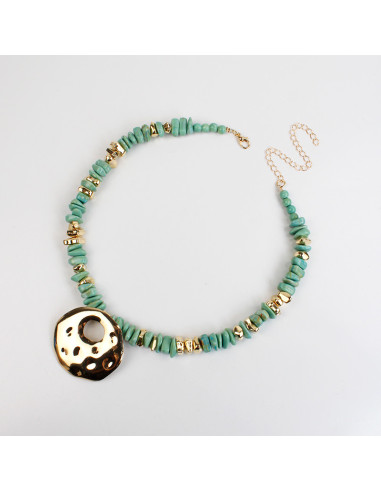 Collar de escallas combinado para venta mayorista | Infinita Moda