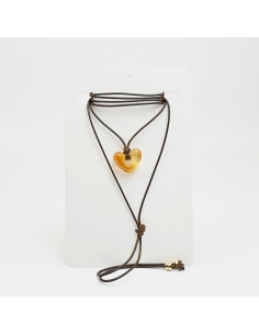 Collar Corbatero con Cordón de PU | Infinita Moda
