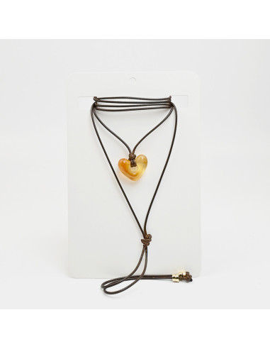 Collar Corbatero con Cordón de PU | Infinita Moda
