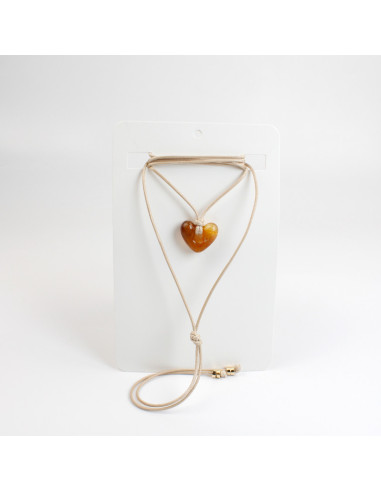 Collar Corbatero con Cordón de PU | Infinita Moda