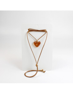 Collar Corbatero con Cordón de PU | Infinita Moda