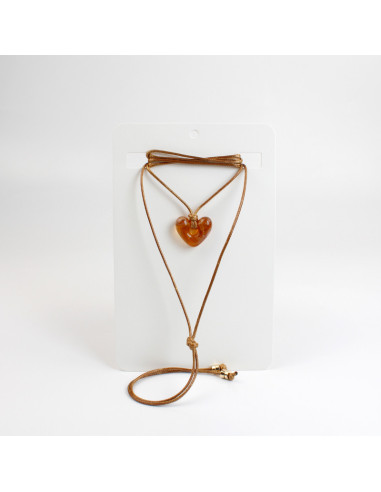 Collar Corbatero con Cordón de PU | Infinita Moda