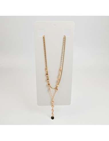 Collar doble cadena para venta mayorista