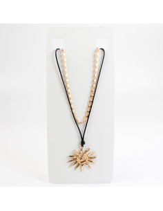 Collares por Mayor | Collar con Dije de Sol | Infinita Moda
