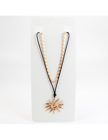 Collares por Mayor | Collar con Dije de Sol | Infinita Moda
