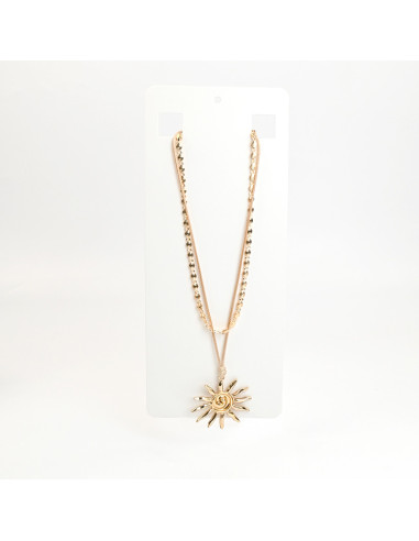 Collares por Mayor | Collar con Dije de Sol | Infinita Moda
