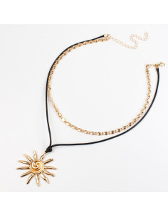 Collares por Mayor | Collar con Dije de Sol | Infinita Moda