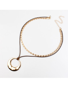 Collares por Mayor | Collar con Dije Circular | Infinita Moda