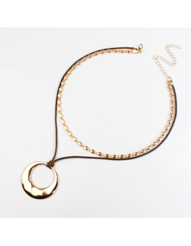 Collares por Mayor | Collar con Dije Circular | Infinita Moda