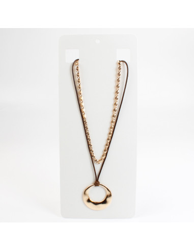 Collares por Mayor | Collar con Dije Circular | Infinita Moda