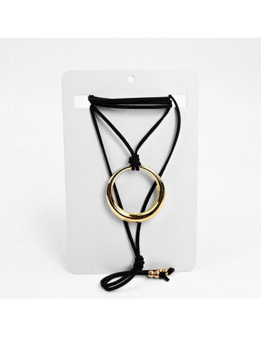 Collar Corbatero de Gamuza | Infinita Moda