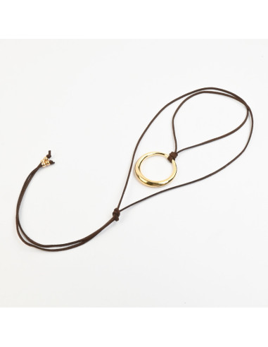 Collar Corbatero de Gamuza | Infinita Moda