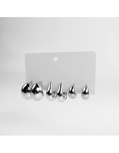 Set de Aros Chunky | INFINITA MODA