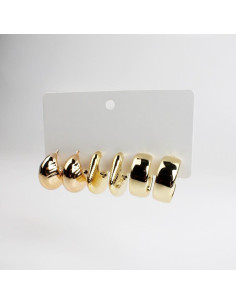 Set de Aros Chunky | INFINITA MODA 