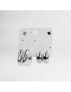 Set de Aros Chunky | INFINITA MODA 