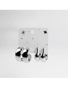 Set de Aros Chunky | INFINITA MODA 