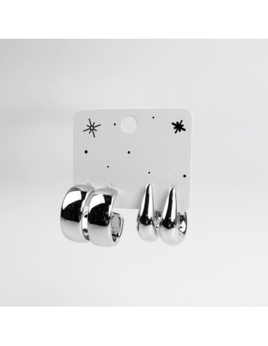 Set de Aros Chunky | INFINITA MODA 