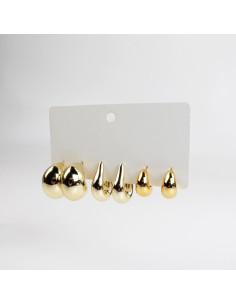 Set de Aros Chunky | INFINITA MODA 