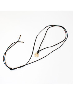 Collar de Gamuza conDije de Sol por Mayor | Infinita Moda