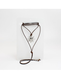 Collar Corbatero de Cordón PU | Infinita Moda