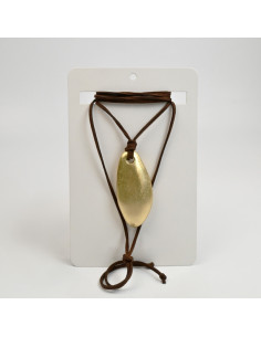 Collar Corbatero de Gamuza | Infinita Moda