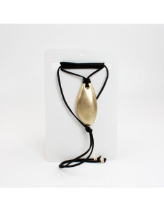 Collar Corbatero de Gamuza | Infinita Moda