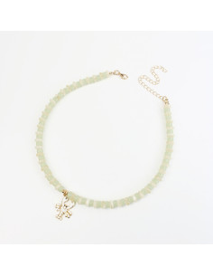 Collar de acrílico con dije | INFINITA MODA